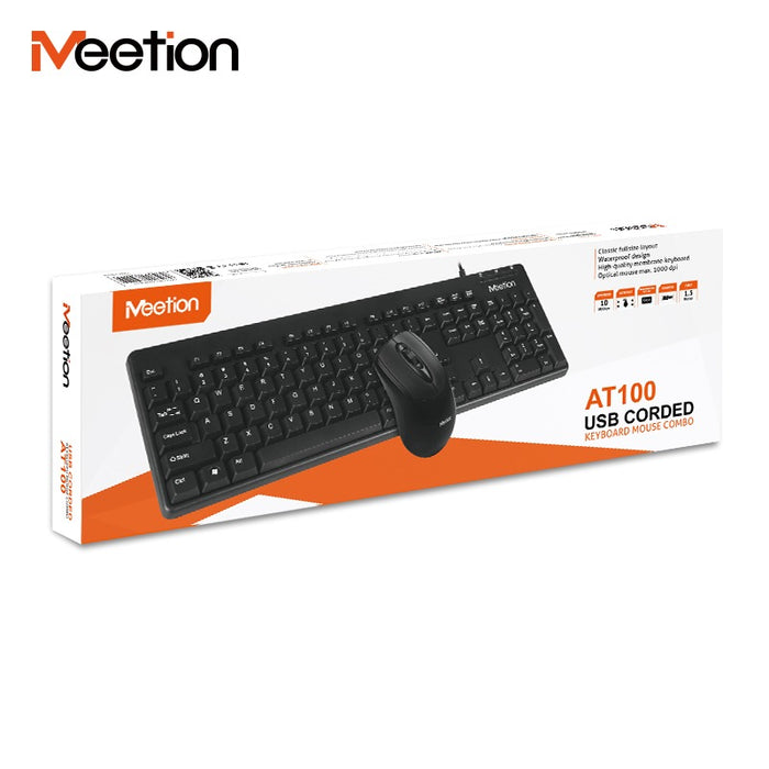 Kit de teclado y ratón Meetion AT100